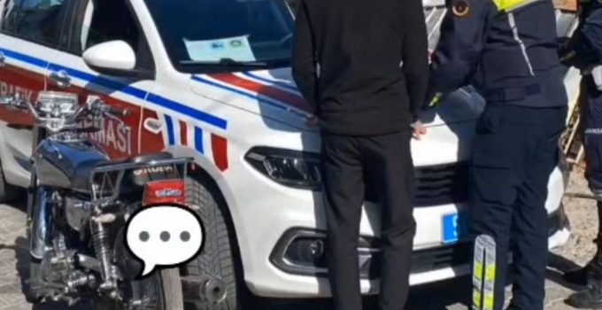  Akrobatik Hareketler Yapan Motosiklet Sürücüsüne Ceza