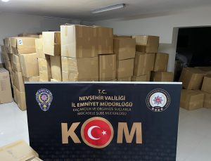 Nevşehir’de Kaçak Tütün Operasyonları: 6 Ton 880 Kilo Kıyılmış Tütün Ele Geçirildi