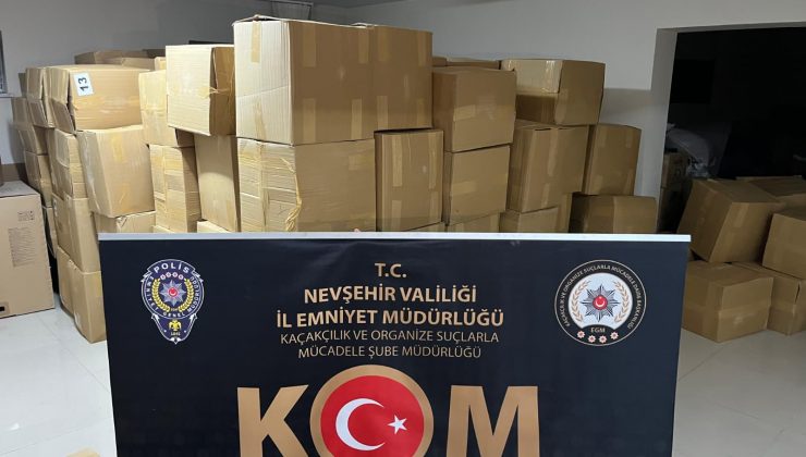 Nevşehir’de Kaçak Tütün Operasyonları: 6 Ton 880 Kilo Kıyılmış Tütün Ele Geçirildi