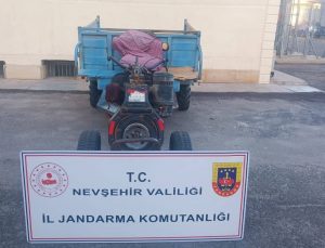 Nevşehir’de Pat Pat Hırsızı Jandarmadan Kaçamadı