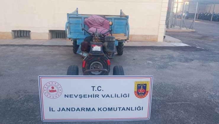 Nevşehir’de Pat Pat Hırsızı Jandarmadan Kaçamadı