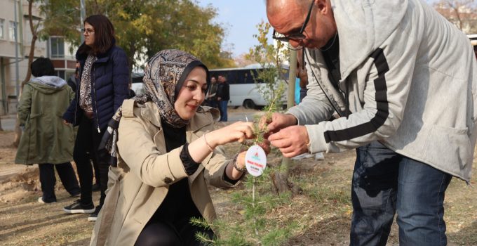 11 Kasım Ağaçlandırma Günü’nde Fidan Dağıtımı ve Fidan Dikimi