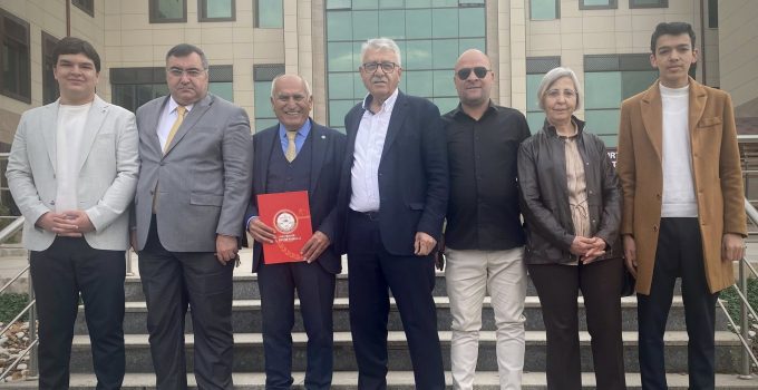 Ömer Ay, İYİ Parti Nevşehir İl Başkanı Olarak Mazbatasını Aldı