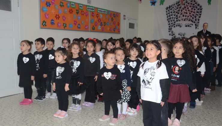 Kardelenli Anaokulu Öğrencileri Atatürk’ü Andı