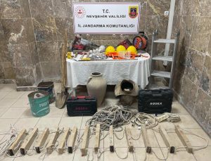 Ürgüp’te İzinsiz Kazıya Suçüstü