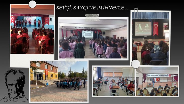 Öğrenciler, Gazi Mustafa Kemal Atatürk’ü Çeşitli Etkinliklerle Andılar