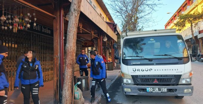 Ürgüp Belediyesi İşgaliye Düzenlemelerini Uygulamaya Başladı