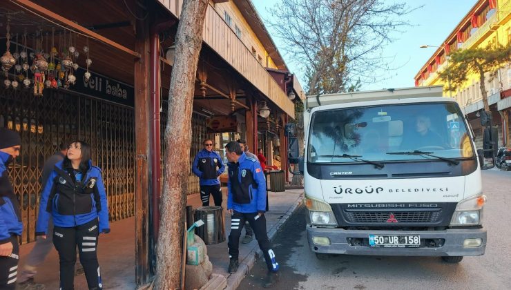 Ürgüp Belediyesi İşgaliye Düzenlemelerini Uygulamaya Başladı