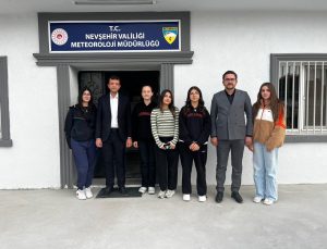 Özel Kardelen Fen Lisesi öğrencilerinden Meteoroloji Müdürlüğüne ziyaret
