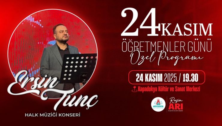 Nevşehir Belediyesi’nden Öğretmenler Günü’ne Özel Konser