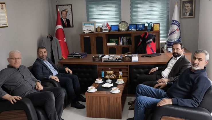 Başkan Güneş’den Şube Başkanı Gündüzpolat ile Hasbihal