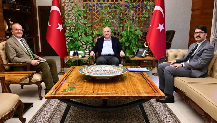 KÜN Rektörü Karasar ve Kaymakam Coşkun’dan Vali Fidan’a ziyaret