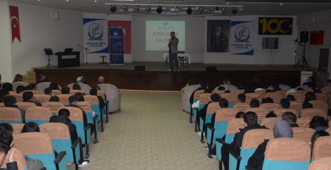Kardelen’de “Etkili Ders Çalışma, Sınav Kaygısı ve Motivasyon Semineri” Düzenlendi