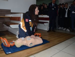 Kardelen’de Acil Sağlık Hizmeti ve OED Cihazı Anlatıldı