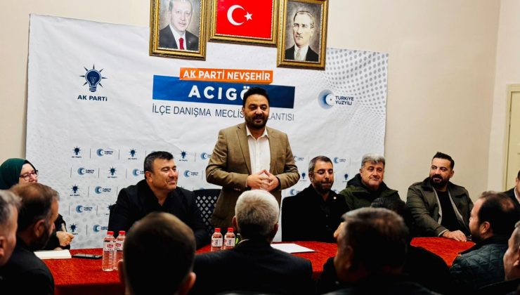 Acıgöl İlçe Danışma Meclisi Toplantısı Gerçekleştirildi