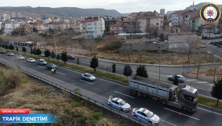 Drone Destekli Trafik Denetimleri Sürüyor