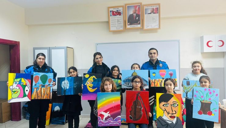 Toplum Destekli Polislik Projesinde Sanat Çalışmaları Görüldü