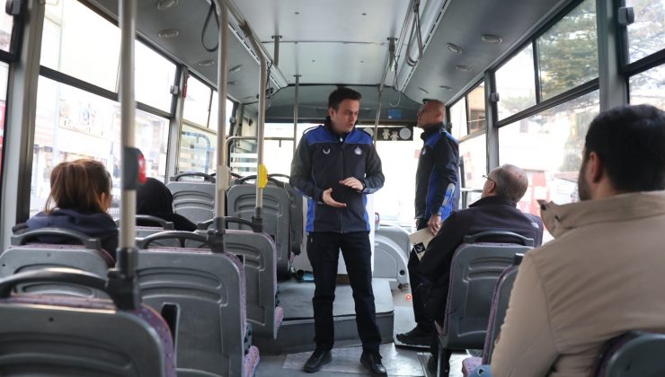 Nevşehir’de Halk Otobüslerine Yönelik Denetimler Sürüyor