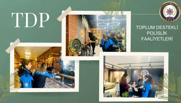 Toplum Destekli Polislik Kapsamında Esnafa “Siberay” Bilgilendirmesi