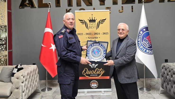 İl Jandarma Komutanı Çelik’ten Ragıp Özaltın’a İade-İ Ziyaret