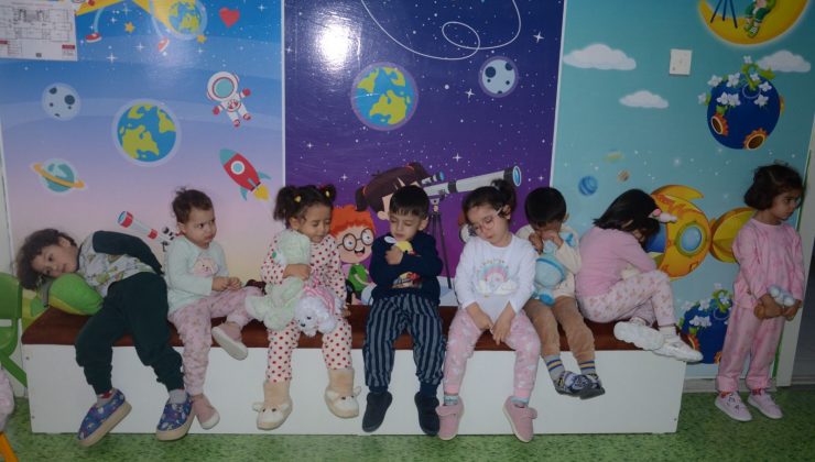 Kardelenli Minikler Pijama Partisinde Doyasıya Eğlendi