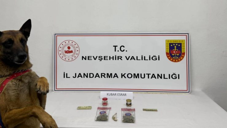 Nevşehir’de Uyuşturucu Sevkiyatına Jandarma Engeli