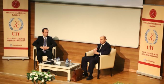 Emekli Büyükelçi Numan Hazar NEVÜ’lülerle Buluştu