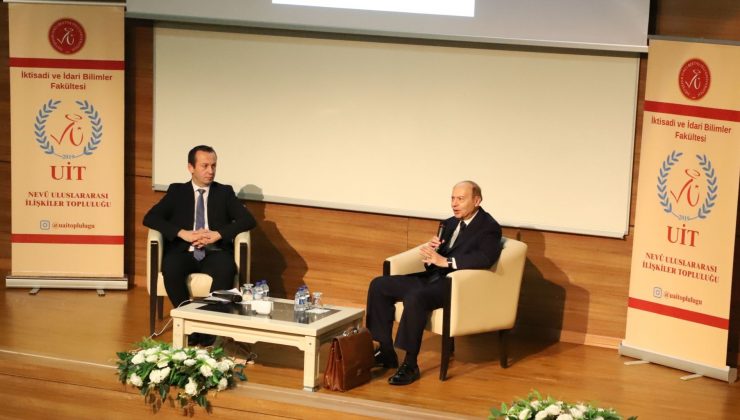 Emekli Büyükelçi Numan Hazar NEVÜ’lülerle Buluştu