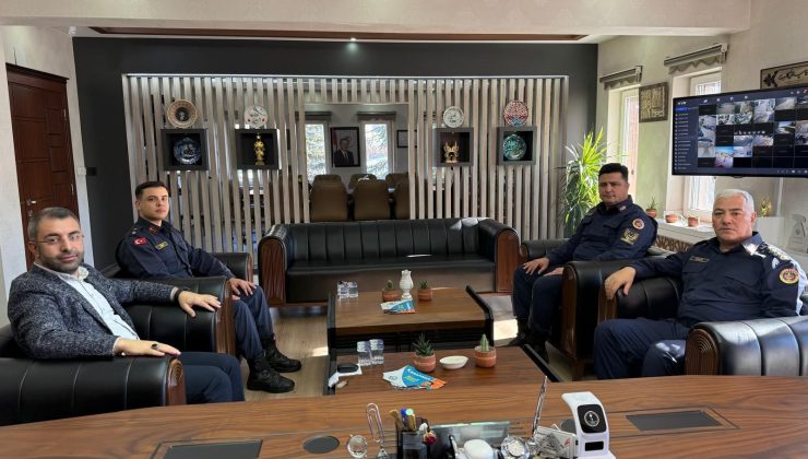 Alay Komutanı Çelik Başkan Güneş’i Ziyaret Etti