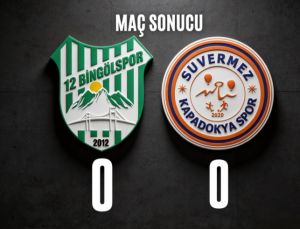 Suvermez Kapadokyaspor Liderle Deplasmanda Golsüz Berabere Kaldı