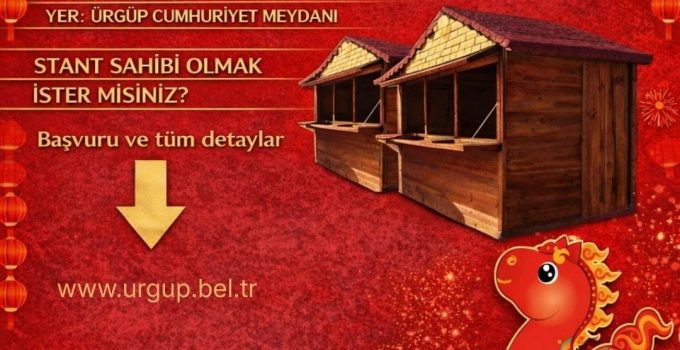 Ürgüp’te Çin At Yılı Etkinlikleri Kapsamında Gece Pazarı Kurulacak