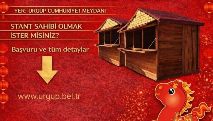 Ürgüp’te Çin At Yılı Etkinlikleri Kapsamında Gece Pazarı Kurulacak