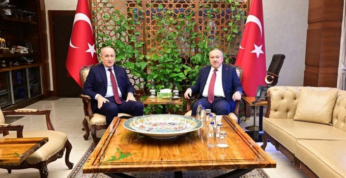 Bakan Yardımcısı Ömer Bulut’tan Vali Ali Fidan’a Ziyaret