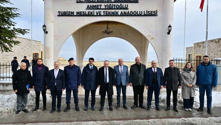 Vali Ali Fidan’dan Ortahisar’da Turizm Meslek Lisesi İncelemesi