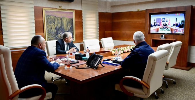 Vali Fidan, İçişleri Bakanı Ali Yerlikaya Başkanlığındaki VKS Toplantısına Katıldı