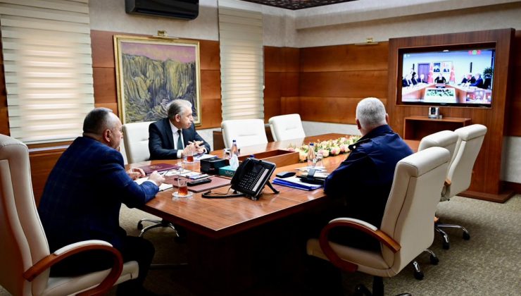 Vali Fidan, İçişleri Bakanı Ali Yerlikaya Başkanlığındaki VKS Toplantısına Katıldı