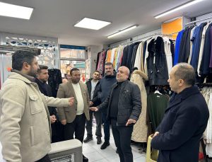 AK Parti Nevşehir Milletvekili Çalışkan’dan Belediye Caddesi’nde Esnaf Ziyareti