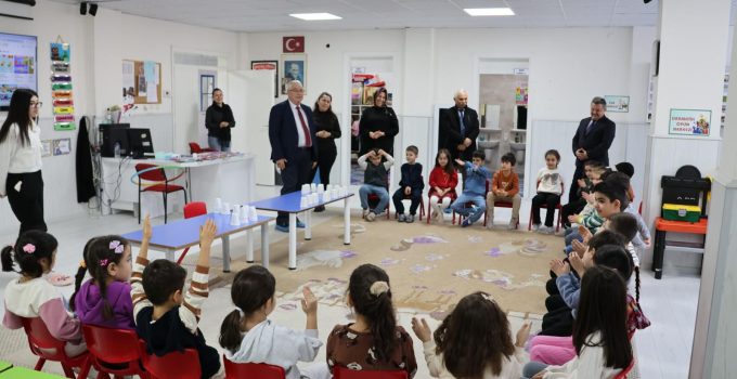 Müdür Yazıcı Miniklerle Bir Araya Geldi