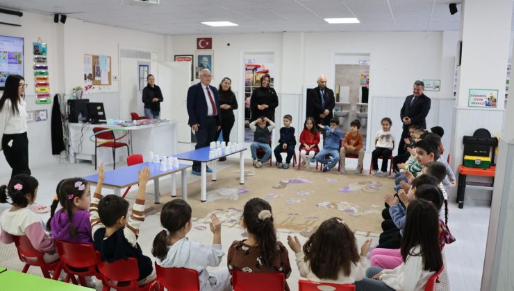 Müdür Yazıcı Miniklerle Bir Araya Geldi