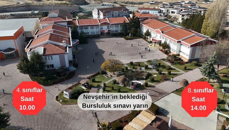 Nevşehir’in Beklediği Bursluluk Sınavı Yarın