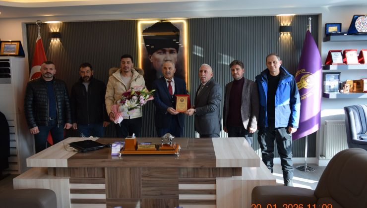 Yeni Başkan Ulucan ve Yönetiminden Pınarbaşı’na Ziyaret