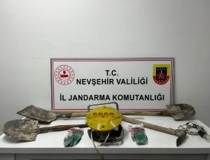 Nevşehir’de İzinsiz Kazı Operasyonu: 5 Şüpheli Suçüstü Yakalandı
