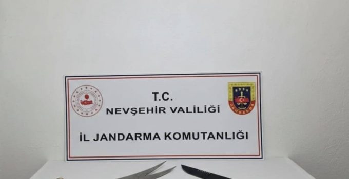 Nevşehir’de Siber Devriye ile Ruhsatsız Silah ve Yasaklı Aletler Ele Geçirildi