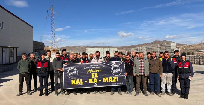 Jandarmadan Bims Fabrikalarında “Kadına El Kal-Ka-Maz” Farkındalık Çalışması