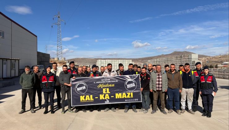 Jandarmadan Bims Fabrikalarında “Kadına El Kal-Ka-Maz” Farkındalık Çalışması