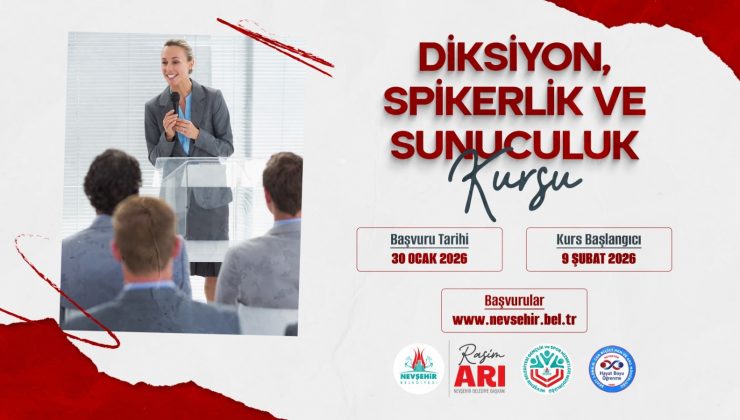KAPEM’de Eğitim Seferberliği Diksiyon, Spikerlik ve Sunuculuk Kursuyla Sürüyor