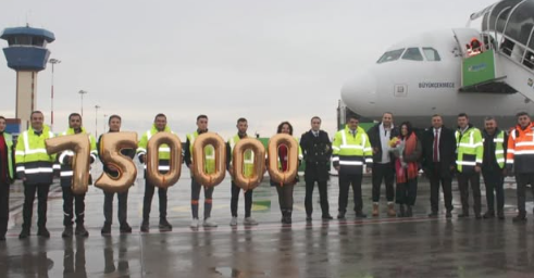 Kapadokya Havalimanı’nda 750 Bin Yolcu Sevinci