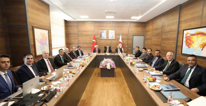 Nevşehir Valisi Ali Fidan, Ahiler Kalkınma Ajansı Yönetim Kurulu Toplantısına Katıldı