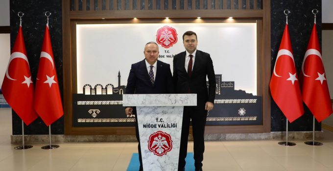 Vali Fidan’dan Niğde Valisi Nedim Akmeşe’ye Hayırlı Olsun Ziyareti