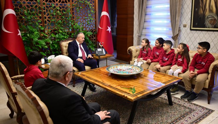 Öğrencilerden Vali Ali Fidan’a Ziyaret